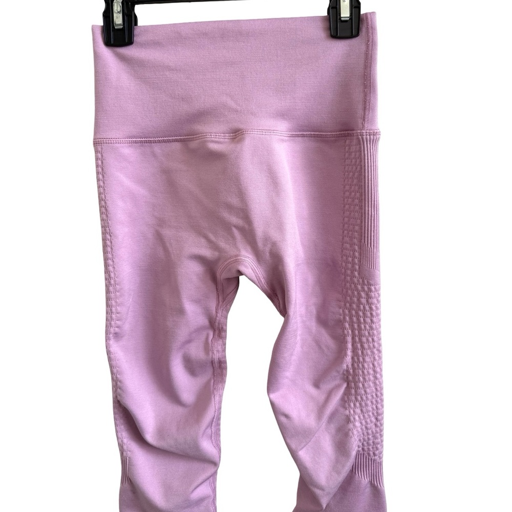 Alphalete Women's Amplify Contour High Waist Yoga Workout Leggings Pink Small S - Picture 3 of 6